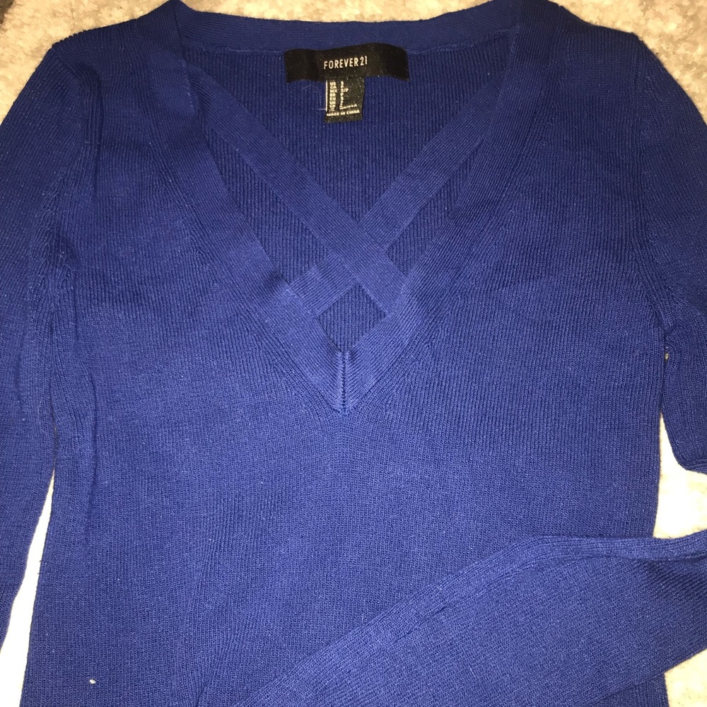 Forever 21 long sleeve ribbed top